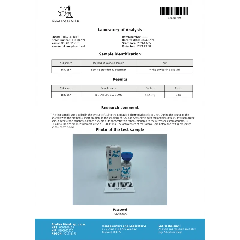 BPC-157 10 mg