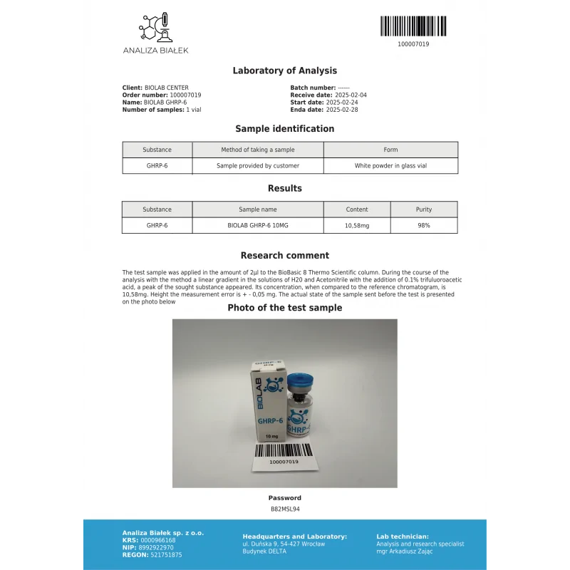 GHRP-6 10 mg