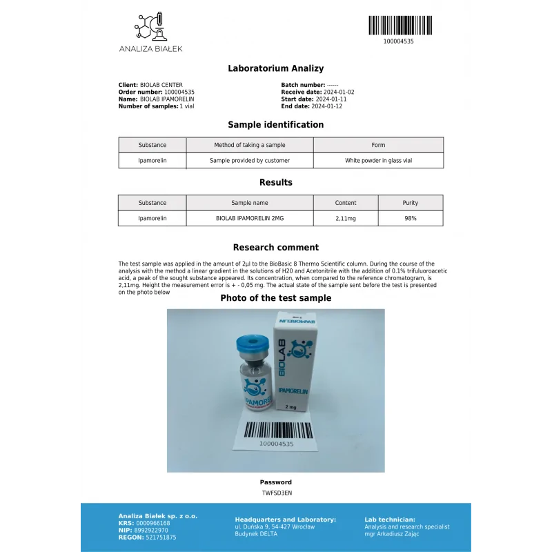 Ipamorelin 2 mg