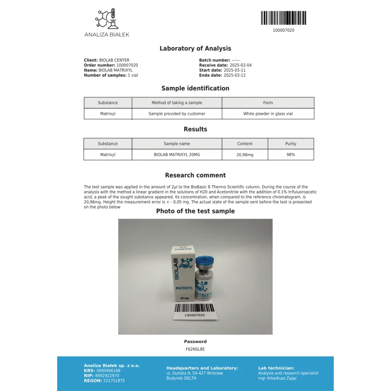 Matrixyl 20 mg