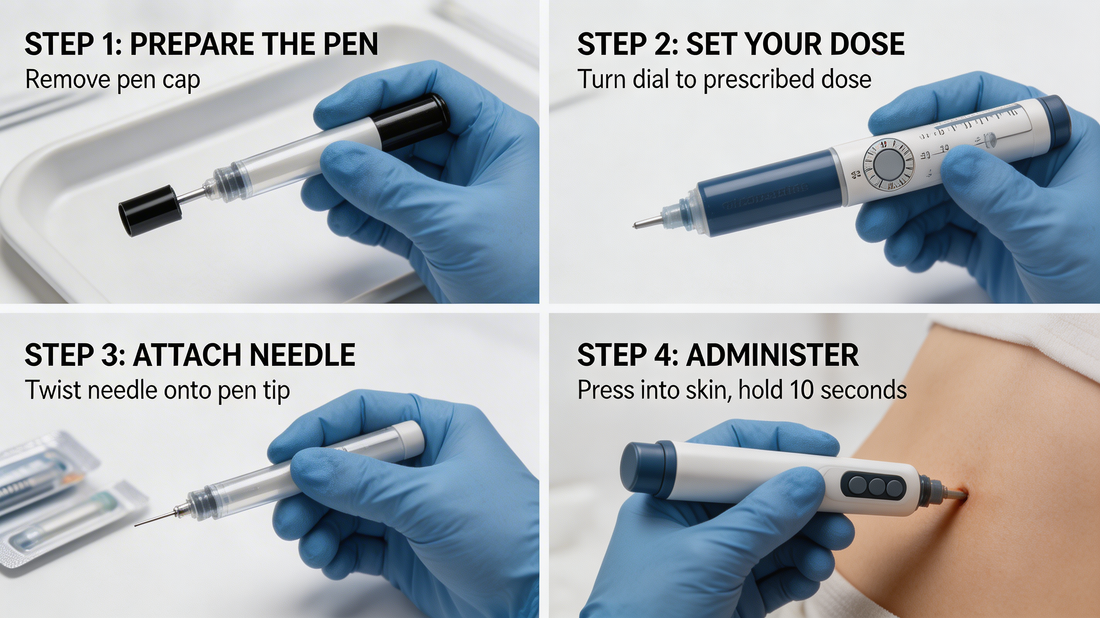 How to Inject Tirzepatide (Mounjaro KwikPen): Step-by-Step Guide