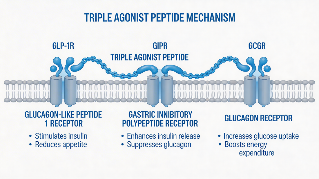 How Does Retatrutide Work? The Triple Agonist Mechanism Explained (2026)