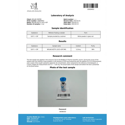 Acetyl GLP-1 + GIP 5 mg