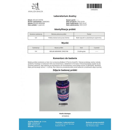 Andarine S4 25 mg, 60 caps