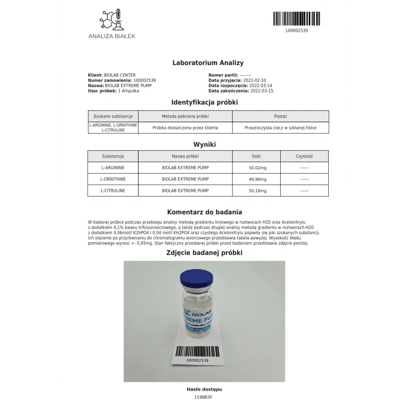 Extreme Pump 150 mg 10 ml