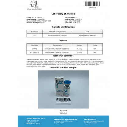 GHRP-2 + MOD GRF 1-29 mix 5/5 mg