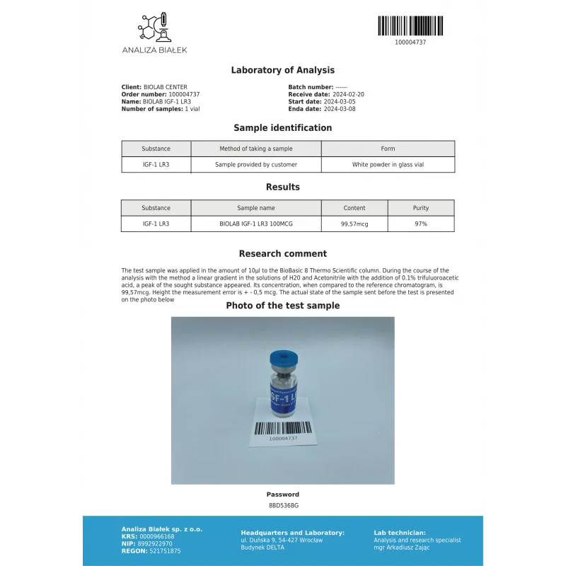 IGF-1 LR3 1000 mcg