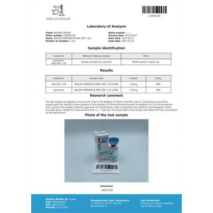 IPAMORELIN + MOD GRF 1-29 BLEND