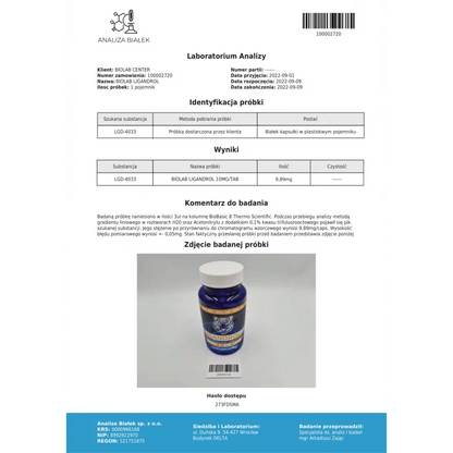 Ligandrol 10 mg, 60 caps