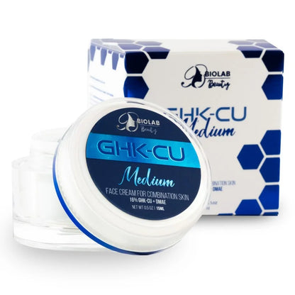 Peptide face cream for combination skin GHK-Cu Medium 50 ml - Buy in Dubai UAE | Core Sup