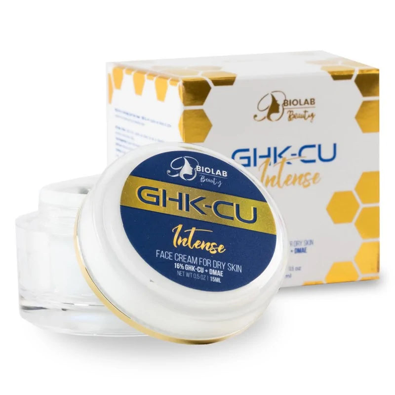 Peptide face cream for dry skin GHK-Cu Intense 50 ml - Buy in Dubai UAE | Core Sup