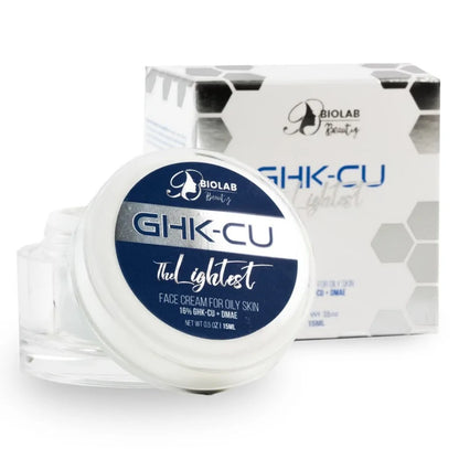 Peptide face cream for oily skin GHK-Cu The Lightest 15 ml - Buy in Dubai UAE | Core Sup