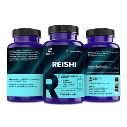 Reishi 500 mg, 60 caps