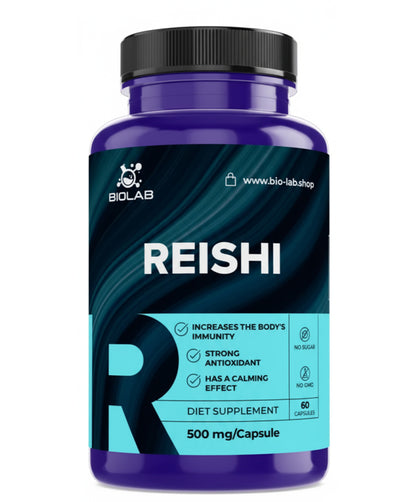 Reishi 500 mg, 60 caps